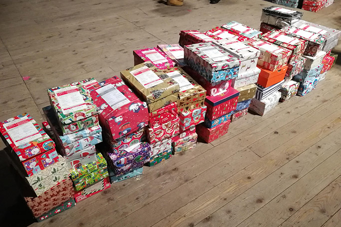 Shoe boxes