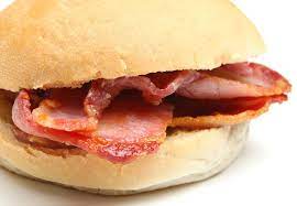 Bacon buttie and Christian Aid