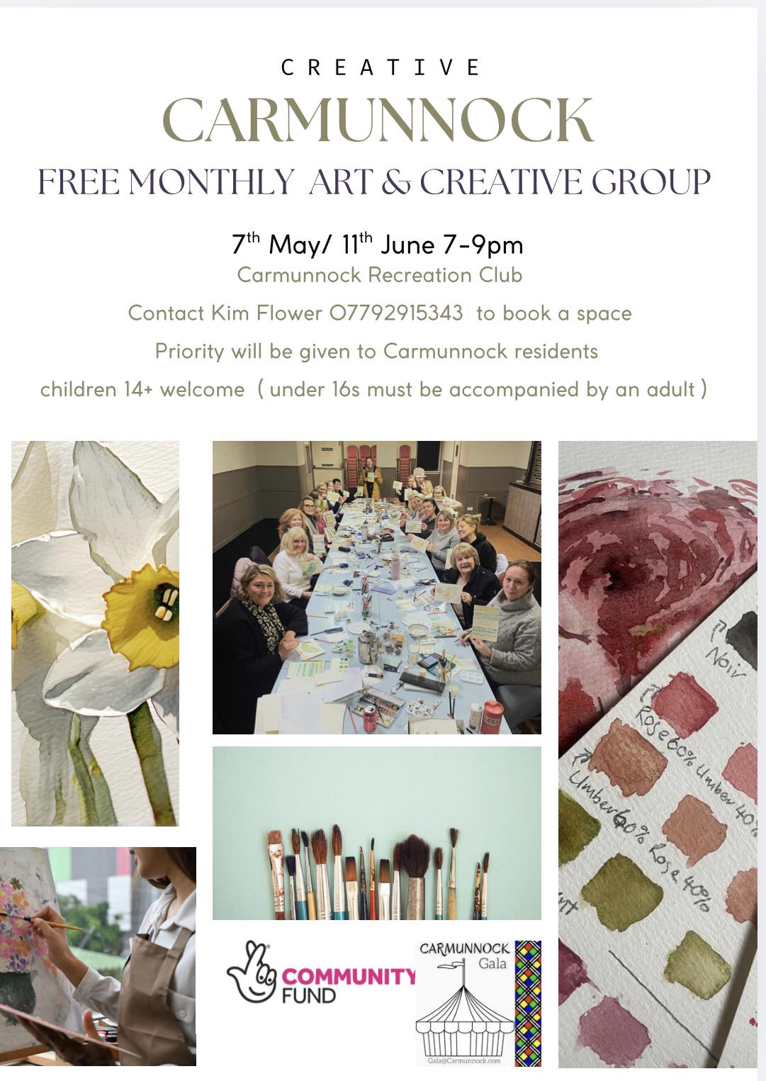 Carmunnock Gala Week Art class