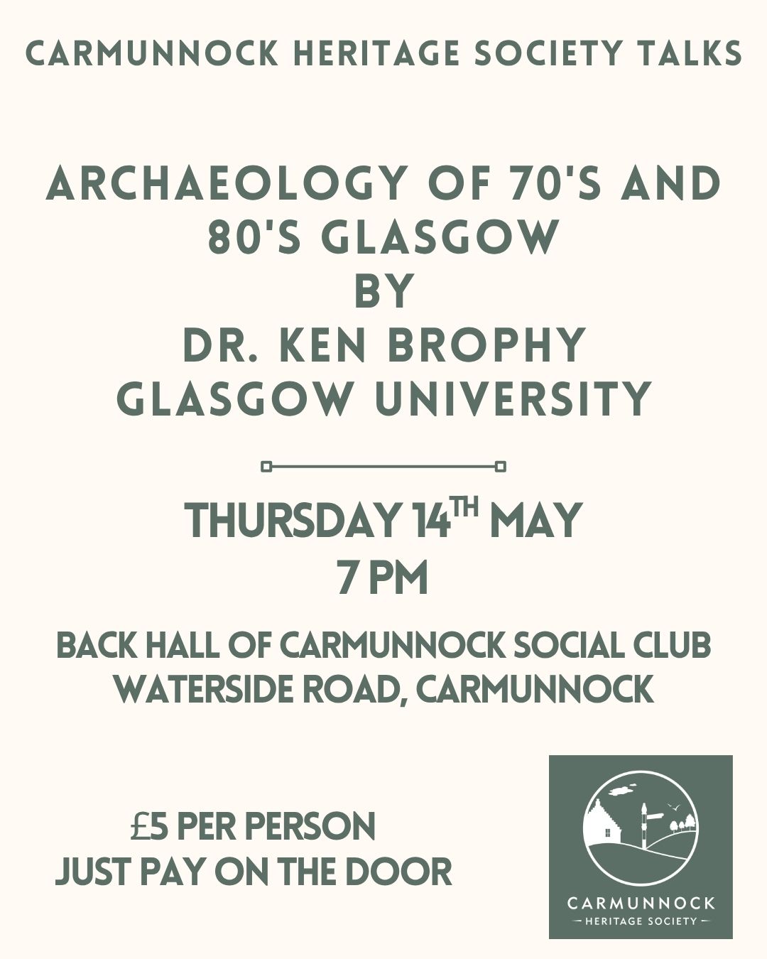 Carmunnock Heritage Society Talks