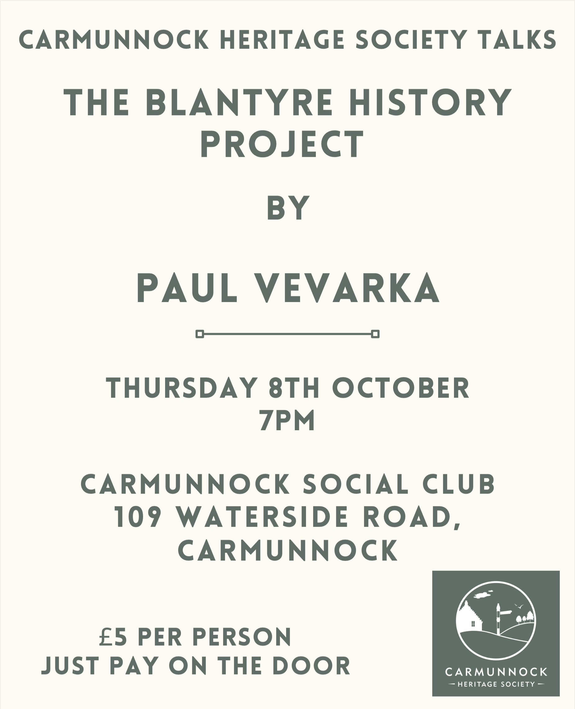Carmunnock Heritage: Blantyre History
