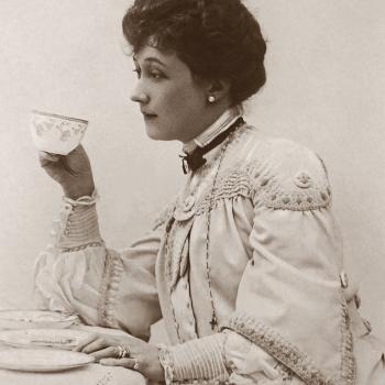 Tea and chat in the Clason Hall