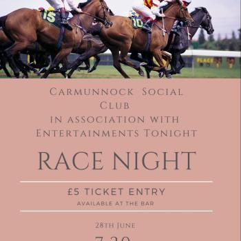 Carmunnock Social Club Race Night