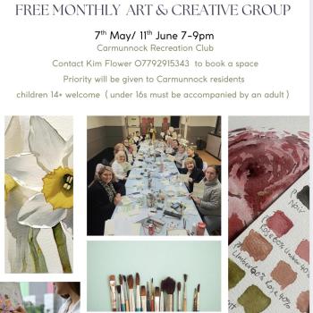 Carmunnock Gala Week Art class