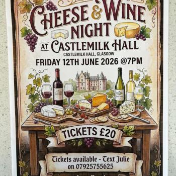 Castlemilk Hall Cheese and Wine 2026